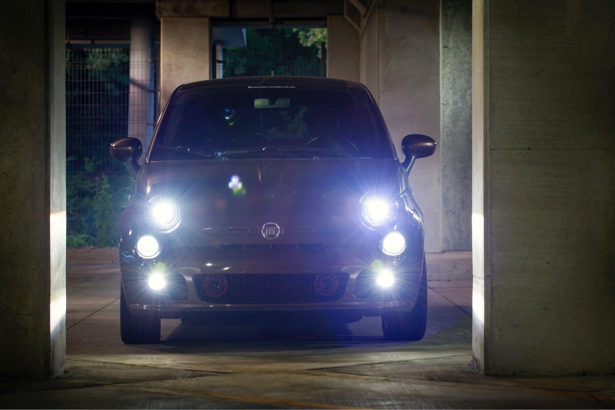 fiat 500 aftermarket headlights