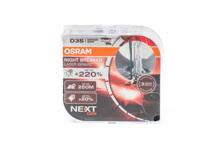 Brick Typical Nursery school D3S: Osram Xenarc 66340 Night Breaker Laser 4200K HID B23