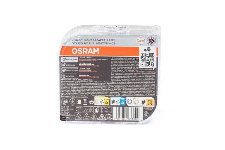 66340XNN OSRAM XENARC NIGHT BREAKER LASER next Generation D3S 42V 35W  PK32d-5 Glühlampe, Fernscheinwerfer