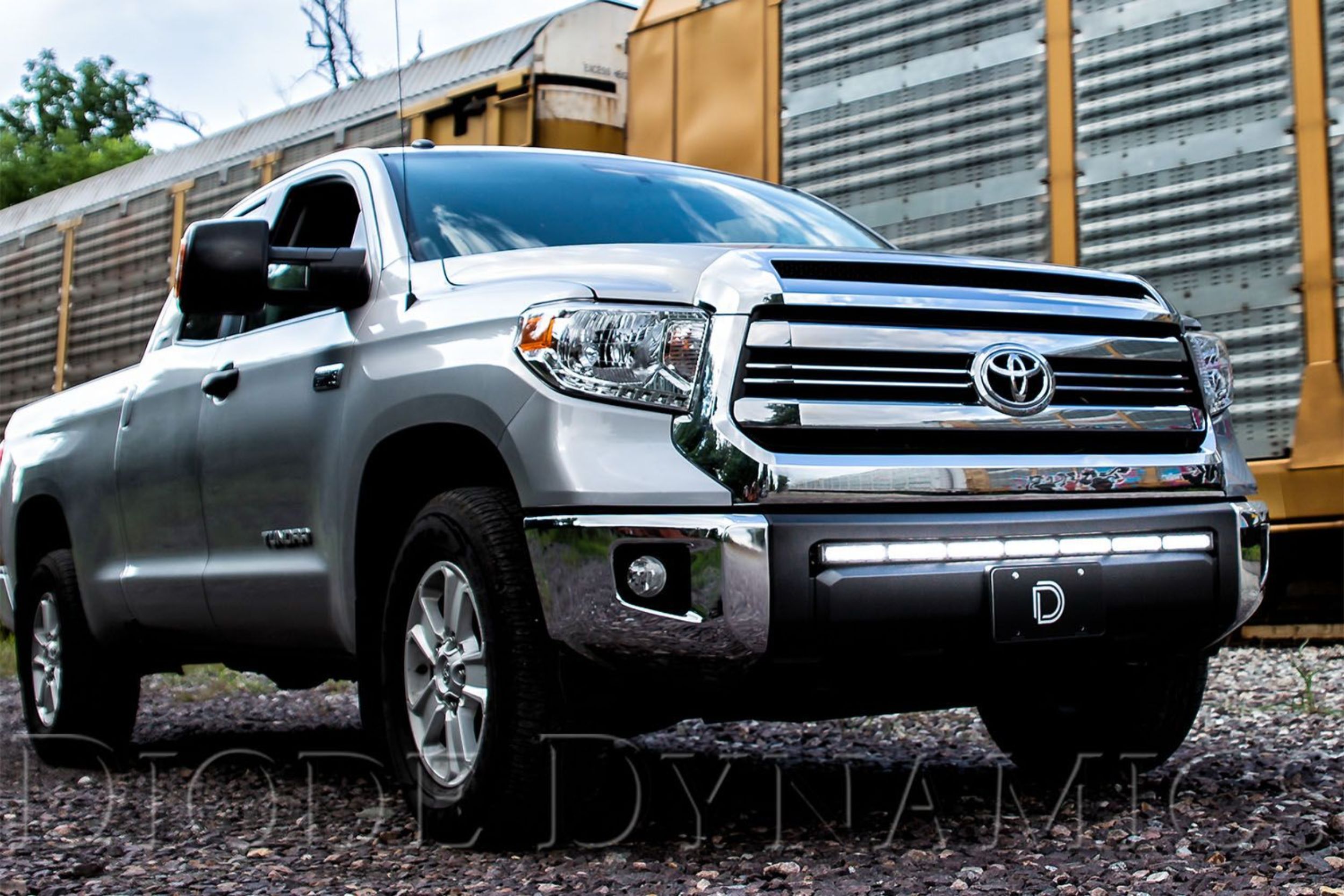 thumbnail image 2 of IJDMTOY 100W LED Light Bar Kit W/ Brackets & Wiring For 2022+ Toyota Tundra Lower Grille Mount 2 of 4