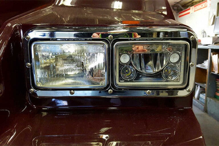 vision x led headlights 4x6 square universal lights trs