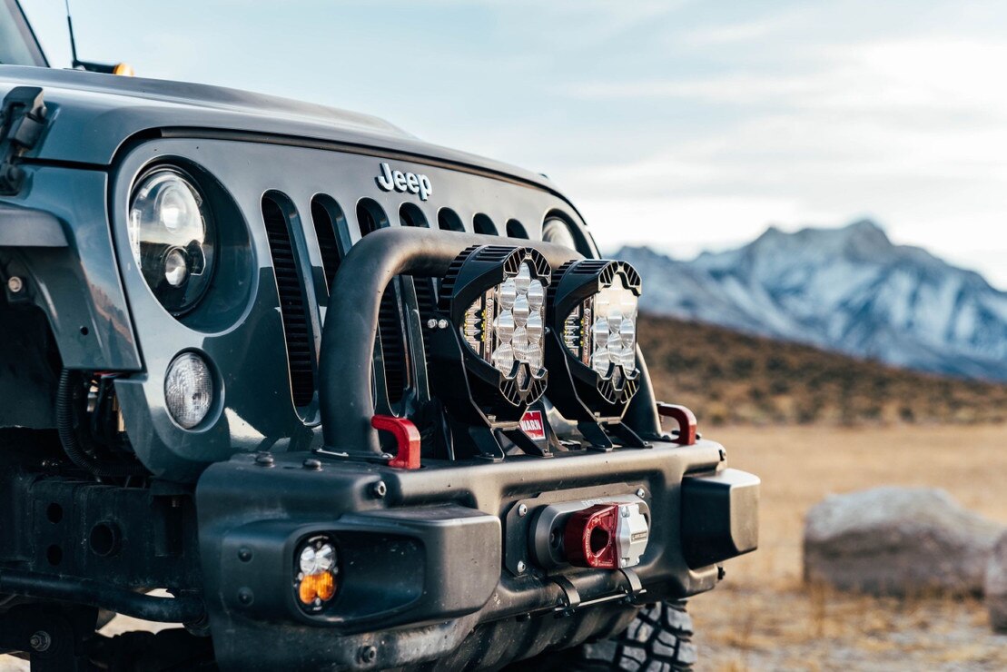 Baja LED Fog Light System: Jeep Wrangler JK (07-18) | TRS SWGPCK9, image size:1109x740
