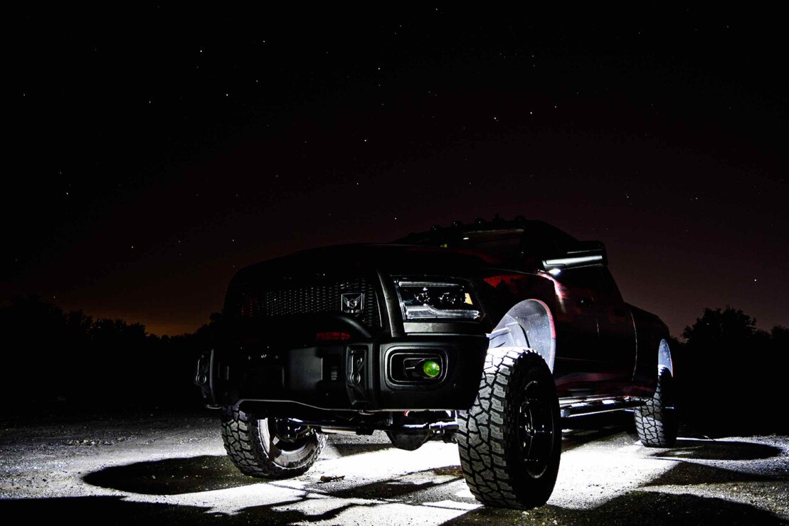 White LED Rock Light Complete Kit | TRS 447059